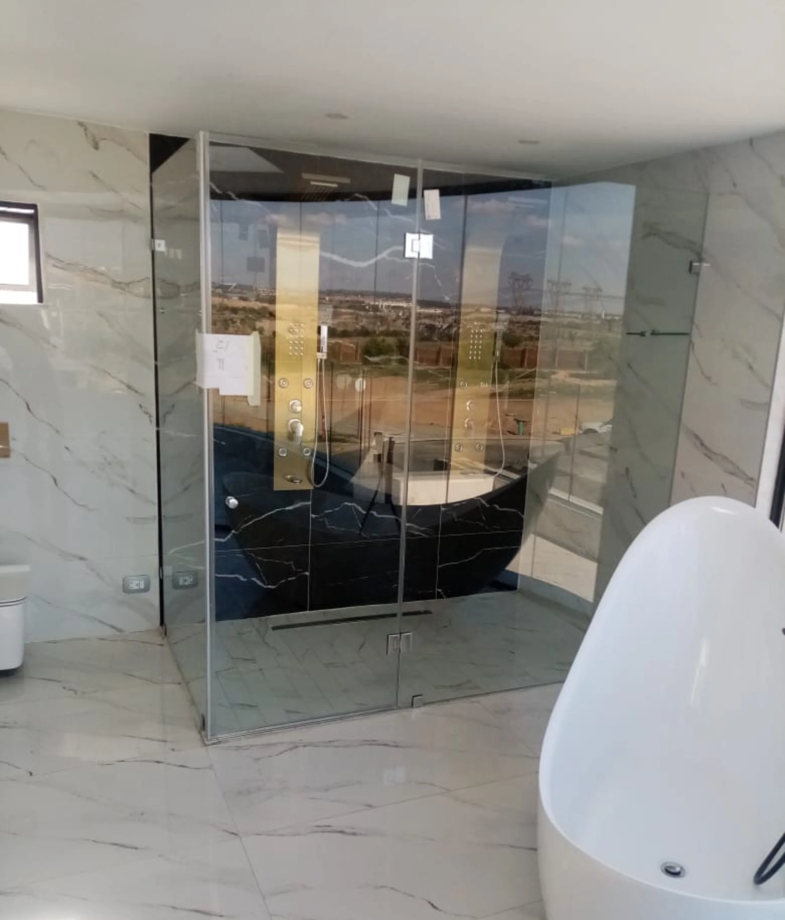 Frameless Shower Enclosure
